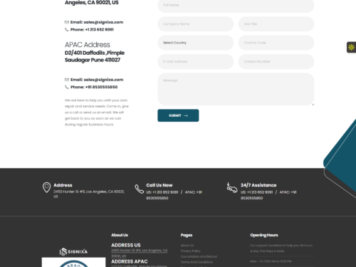 Signixa Contact